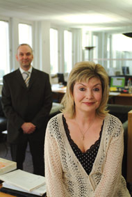 Christine Terrell and Colin Pilcher